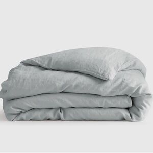 NWOT Quince European Linen Duvet Cover King (mist)